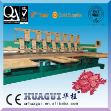 HUAGUI 7 Heads Computerized Embroidery Machine for sale rhinestone setting